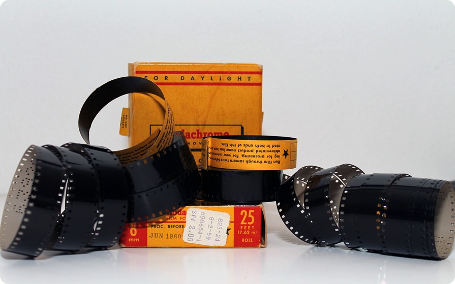 Vznik, historie a vývoj starých kotoučových celuloidových 8mm filmů